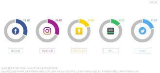 인스타그램 빠르게 성장하는 SNS, 가장 많이 이용하는 SNS는 페이스북