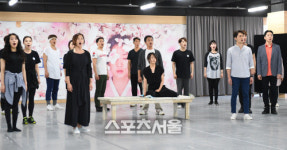 [SS포토]공연 준비하는 뮤지컬 서편제 연습실 공개
