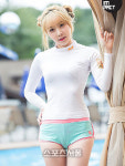 걸그룹 시크엔젤 라은, 운동으로 다져진 아찔한 S라인 몸매 과시