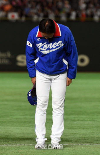 [SS포토]선동열 감독, 아시아 프로야구 챔피언십 준우승