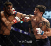 [로드FC]몽골 복싱 국가대표 출신난딘에르덴, 피지에프에게 한방을~