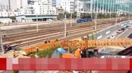 용인 한 물류센터서 크레인 사고…7명 사상