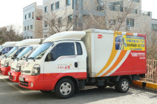아산, 우체국 택배차량 활용해 홈 경기 홍보