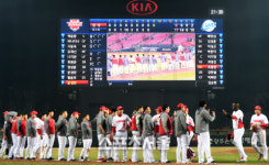 [포토] KIA, 삼성 상대로 17-0 대승