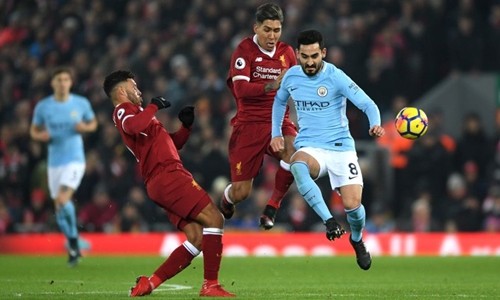 맨체스터 시티, 리버풀에 0-2로 패배...EPL 정규리그에서 4연패 기록