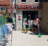 전남 임직원-선수단, 여수-순천-광양서 사랑의 배식 봉사