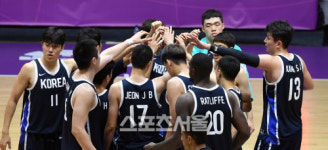 [포토] AG 男농구... 104-65로 인도네시아에 대승