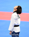 [포토] 태권도 품새 윤지혜, 결승 진출 좌절