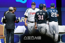 KBO리그 미디어데이, 두산 출신 모이자![포토]