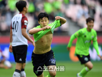 [포토] 한승규, 서울을 꺾는 결승골 작렬