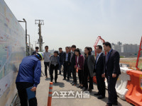 화성시의회, 도시건설위 경부고속도로 직선화 공사 점검