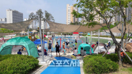 성남시, 8일 탄천·공원·놀이터 23곳 물놀이장 일제 개장