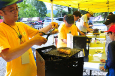 캠핑엔 역시 우리 돼지 한돈, 캠핑장에서 인기 과시