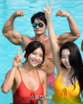 머슬킹 박형성, 박현진과 미쉘을 지키는 든든한 몸짱[포토]