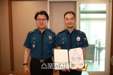 황운하 대전경찰청장, 동부서 천동파출소 격려방문