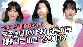 우주소녀 (WJSN), 하루하루 예뻐지는 미모 인형이야? (2019 소리바다 어워즈) [SS쇼캠]