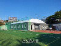 공설운동장 게이트볼장 비가림시설 설치 완료