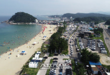 말이 돼? 양양서핑도 안해보고! 강원 양양 38휴게소 인근 도로위 홍보간판 '인기'