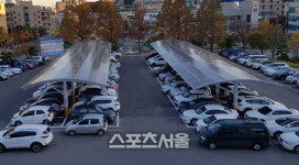 강원 동해시,청사 주차장에 태양광발전설비 가동절약기대