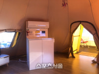 춘천박사마을 캠핑장 안전해요,일산화탄소감지기 무료제공