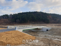 고성군, 현내면 화곡리 무명교 재가설 공사 마무리