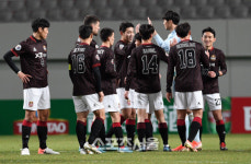 [포토]플레이오프 승리한 FC서울, ACL 본선 진출