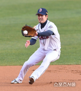 [포토] 두산 김재호, 마이볼!