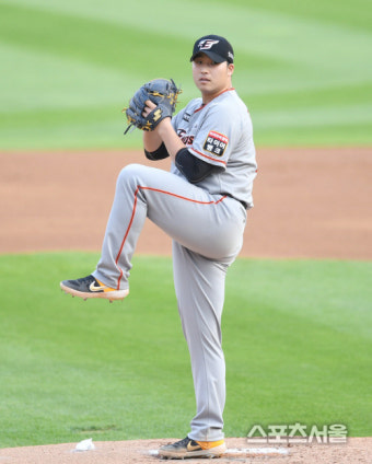 김민우 1실점 호투, 한화 LG 8월 질주 막고 58일만 연승[SS현장]