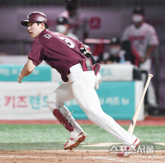 [포토] 키움 김혜성, 도망가자~!