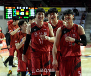[포토] KGC, 현대모비스 꺾고 챔프전 진출