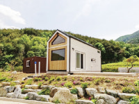 이동식 목조주택 전문기업, 친환경 건축자재와 편백나무 마감재로 건강 추구