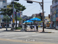 목포시, 도심 속 무더위 쉼터 그늘막 운영