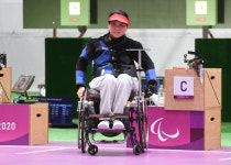 [도쿄패럴림픽]사격 이윤리, 10m공기소총 5위로 예열 마쳐