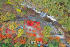 순창 강천산, 다음주 단풍 절정…병풍폭포  ‘장관’