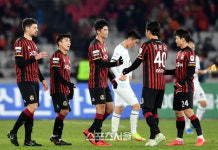 [포토] 강원과 비긴 FC서울, K리그1 잔류 확정