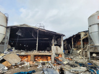 해남군 돼지농가 불..돼지 5060여 마리  폐사