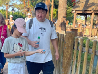 정형돈한유라, 쌍둥이 딸 이렇게 컸어? 폭풍 성장 다리길이 '대박'[SNS]