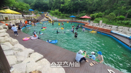 강진군, 보은산 V-랜드 물놀이장 개장