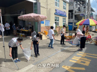 강진군, 강진읍시장 추석 대비 고객맞이 준비 한창