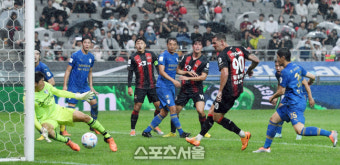 [포토]만회골 넣는 FC서울 일류첸코