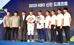 2023KBO리그 신인 드래프트, 롯데자이언츠 지명 선수들[포토]