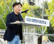 [포토] 청년의 날 개최사 하는 정현곤 청년과미래 이사장