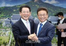 김영록,이철우지사,시종일관 ‘화기애애했던 영호남의 만남’ 화제