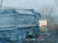 화성시 신왕리 744-1번지 일대 A 골재업체, 폐기물 불법 투기에 부당이득?