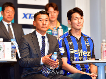 K리그 미디어데이 인천Utd 조성환 감독과 오반석[포토]