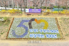 안양시, 안양천·학의천 꽃으로 ‘봄 정취’ 물씬