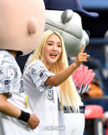 [시리얼포토] ‘드림스 컴 트루’ 완벽한 시구로 꿈을 이룬 SES 바다, 흥이 넘치는 그라운드 매너