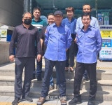 [포토]춘천시 근화동 소양시민택시협동조합, 무료급식소 이동 지원