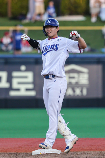 삼성맨 류지혁, KIA 상대 선제 ‘2타점 2루타’에 이어 시즌 1호 ‘2점 홈런’ 폭발 [SS포항in]