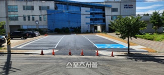 속초시, 대포농공단지 주차장 2개소 조성 완료!